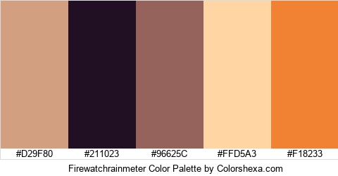 Firewatchrainmeter Color Colors Logo