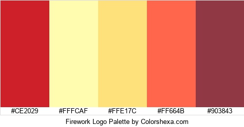 Firework Logo Colors Logo