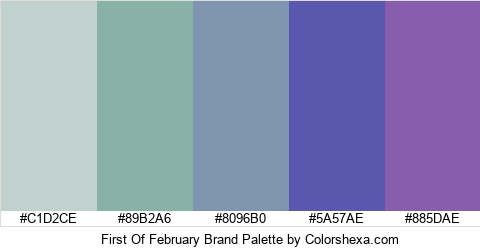 First Of February Brand Colors Logo
