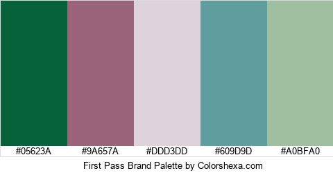 First Pass Brand Colors Logo