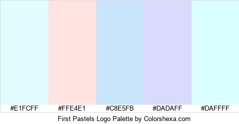 First Pastels Logo Colors Logo