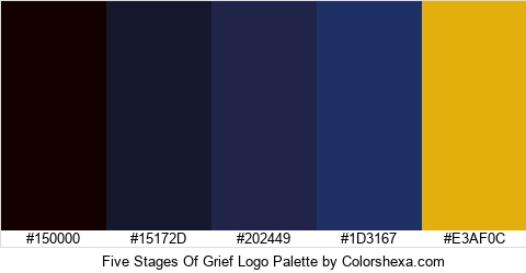 Five Stages Of Grief Logo Colors Logo