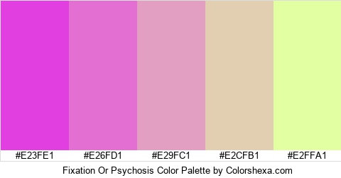 Fixation Or Psychosis Color Colors Logo