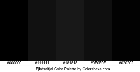 Fjkdsalfjal Color Colors Logo