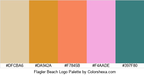 Flagler Beach Logo Colors Logo