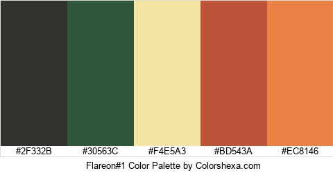 Flareon#1 Color Colors Logo