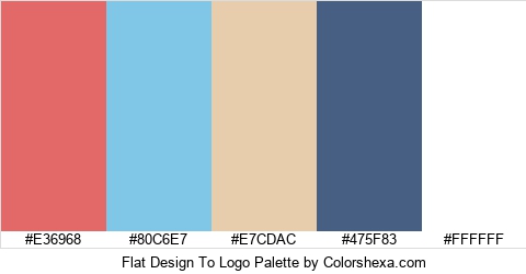 Flat Design To Logo Colors Logo