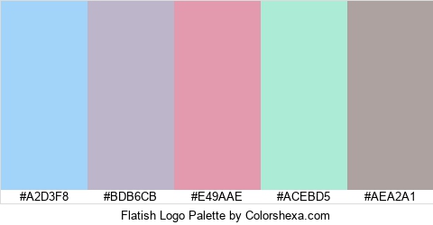Flatish Logo Colors Logo