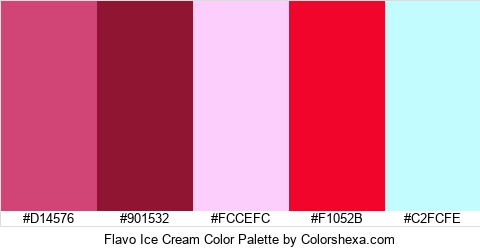 Flavo Ice Cream Color Colors Logo