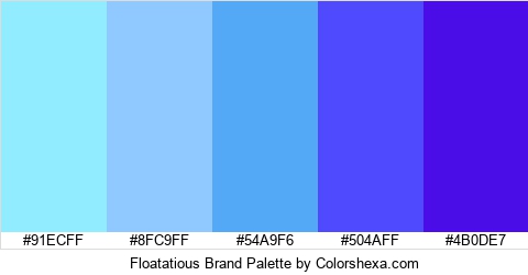 Floatatious Brand Colors Logo