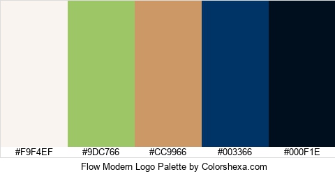 Flow Modern Logo Colors Logo