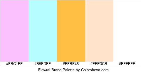 Flowral Brand Colors Logo