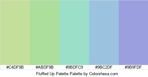 Fluffed Up Palette Colors Logo