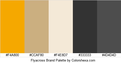 Flyacross Brand Colors Logo