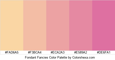 Fondant Fancies Color Colors Logo