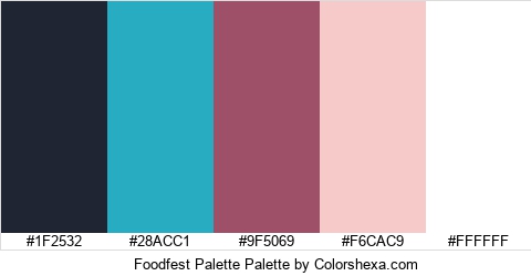 Foodfest Palette Colors Logo