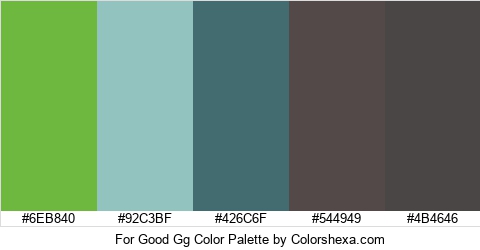 For Good Gg Color Colors Logo