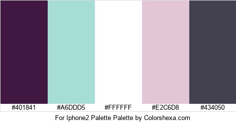 For Iphone2 Palette Colors Logo