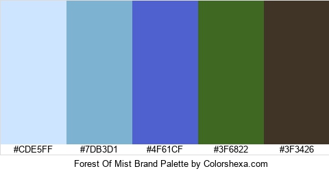 Forest Of Mist Brand Colors Logo