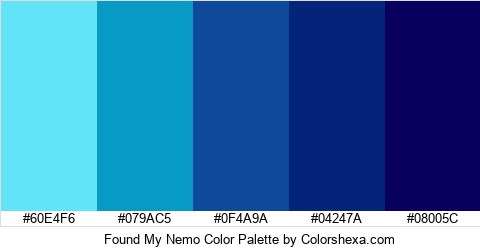 Found My Nemo Color Colors Logo