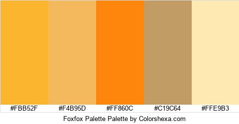 Foxfox Palette Colors Logo