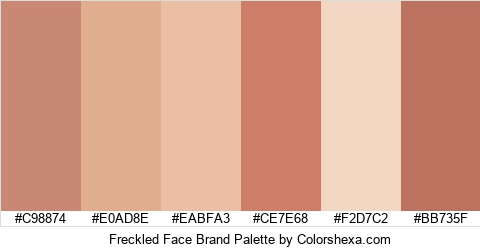 Freckled Face Brand Colors Logo