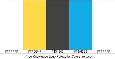 Free Knowledge Logo Colors Logo