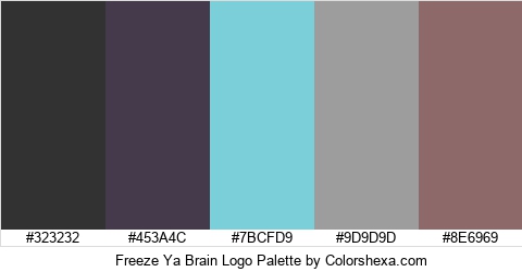 Freeze Ya Brain Logo Colors Logo