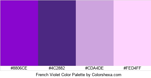 French Violet Color Colors Logo