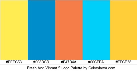 Fresh And Vibrant 5 Logo Colors Logo