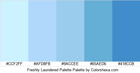 Freshly Laundered Palette Colors Logo