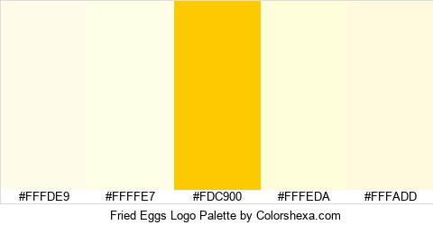 Fried Eggs Logo Colors Logo