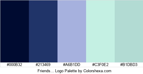 Friends... Logo Colors Logo