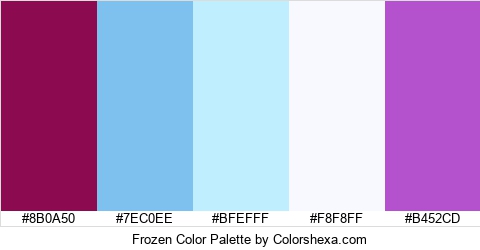 Frozen Color Colors Logo