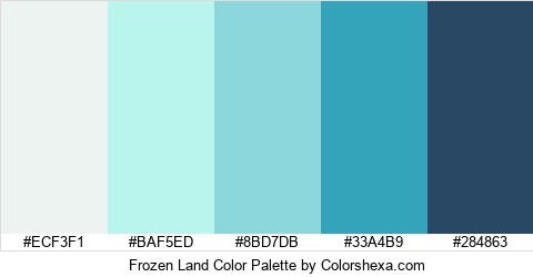 Frozen Land Color Colors Logo