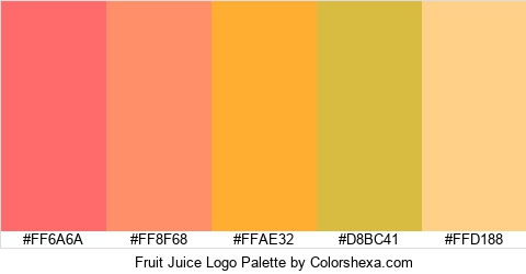 Fruit Juice Logo Colors Logo