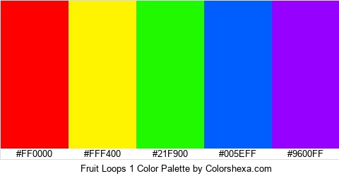 Fruit Loops 1 Color Colors Logo
