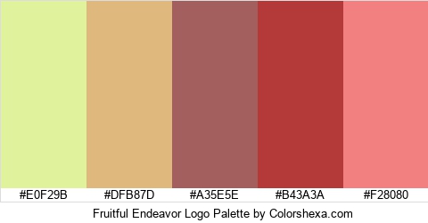 Fruitful Endeavor Logo Colors Logo