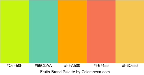 Fruits Brand Colors Logo