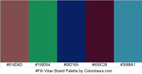 #Fth Vitan Brand Colors Logo