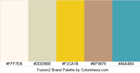 Fusion2 Brand Colors Logo