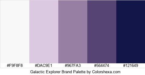 Galactic Explorer Brand Colors Logo
