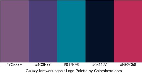 Galaxy Iamworkingonit Logo Colors Logo