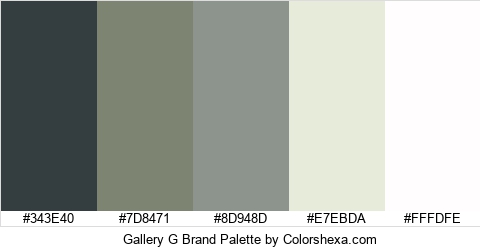 Gallery G Brand Colors Logo