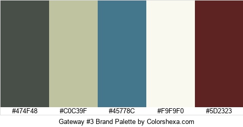 Gateway #3 Brand Colors Logo