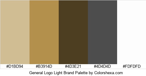General Logo Light Brand Colors Logo