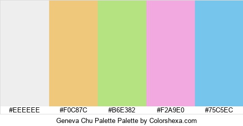 Geneva Chu Palette Colors Logo