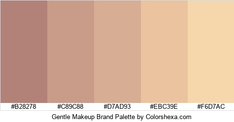 Gentle Makeup Brand Colors Logo