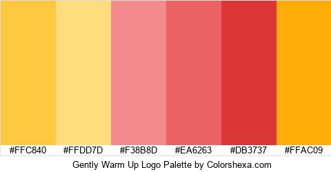 Gently Warm Up Logo Colors Logo