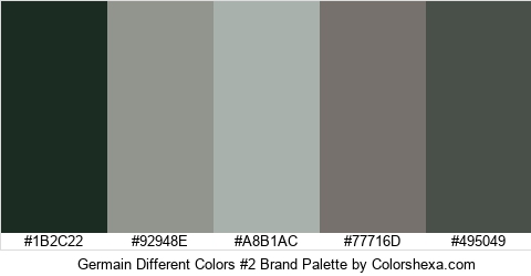 Germain Different Colors #2 Brand Colors Logo